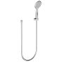Horus Naja Contemporary Collection - Wall Hook with Handshower and Flexible Hose - Matt Black 48.582-NO