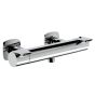 Horus Naja Contemporary Collection - Exposed Thermostatic Wall Shower Mixer - Matt Black 48.596-NO