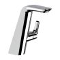 Horus Naja Contemporary Collection - Single Lever Basin Mixer with up and down Drain - Chrome 48.709-CH