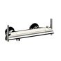 Horus Minoé Contemporary Collection - Exposed Thermostatic Wall Bathshower Mixer - Matt Black 49.596-NO