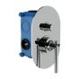 Horus Minoé Contemporary Collection - Concealed Wall Mounted Manual Mixing Shower Valve with Diverter - Chrome 49.701-CH
