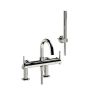 Horus Minoé Contemporary Collection - Complete Deck Thermostatic Bath-shower Mixer - Satin Brass 49.715-LS