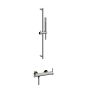Horus Minoé Contemporary Collection - Complete Set : Exposed Thermostatic Wall Bathshower Mixer - Matt Black 49.795-NO