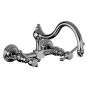 Horus Montmartre Classic Collection - 2 Hole Wall Mounted Kitchen Mixer / No Waste - Matt Nickel 50.102-NM