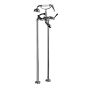 Horus Ascott Classic Collection - Complete Mixer + Pipes for Free Standing Bath Centers - Chrome 65.498-CH