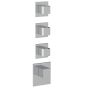 Horus Philae Equinox316 Collection - Trim for Thermostatic Mixer - Matt Black 80.523-NO
