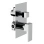 Horus Philae Equinox316 Collection - Concealed Shower Mixer - 2 Outlets with Diverter - Satin Brass 80.701.E2-LS