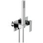 Horus Philae Equinox316 Collection - Wall-mounted Shower Mixer + Hand Shower + Flexible - Chrome 80.782.E2-CH
