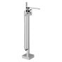 Horus Philae Equinox316 Collection - Complete Mixer + Pipe for Free Standing Bath - Satin Brass 80.798.E2-LS