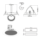 WHITE LED RECESSED MOVABLE LUMINAIRE 30W 4000K 60° 3600LM 230VAC Ra80 5YRS ACA LINO3040N