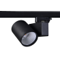 SAND BLACK LED TRACK LUMINAIRE 40W 3000K 3-PHASE 38° 4200LM 230V AC Ra80 5YRS ACA LISOR4030B4N