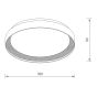 ΦΩΤΙΣΤΙΚΟ ΟΡΟΦΗΣ LED - ΠΛΑΦΟΝΙΕΡΑ LUCIA-400-GD Sun Light