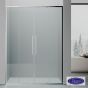 SLIDER 180 (177-180εκ) DEVON ELLI CLEAN-GLASS CHROME SL2L180C-100