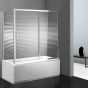 SLIDER BATH PLAZA 140  (137-141εκ) DEVON STRIPES SLBD140S-100