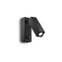 Απλίκα PAGE AP SQUARE Μαύρο Ideal Lux 142241