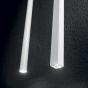 Κρεμαστό Φωτιστικό LOOK LED SP1 SQUARE D30 H400 ON-OFF Λευκό 3000K Ideal Lux 194189