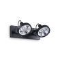 Φωτιστικό Οροφής GLIM PL2 Μαύρο Ideal Lux 200248