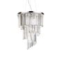 Κρεμαστό Φωτιστικό CARLTON SP12 Χρυσό Ideal Lux 213521