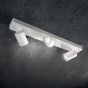 Φωτιστικό Οροφής RUDY PL3 ROUND Μαύρο Ideal Lux 229058