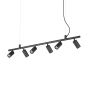 Κρεμαστό Φωτιστικό DYNAMITE SP6 ROUND Ορείχαλκος Ideal Lux 244648