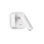 Απλίκα BEAN AP SQUARE Μαύρο Ideal Lux 260655
