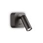 Απλίκα BEAN AP SQUARE Ορείχαλκος Ideal Lux 260662