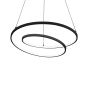 Κρεμαστό Φωτιστικό OZ SP D080 ON-OFF Μαύρο 3000K Ideal Lux 269450