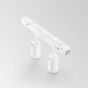 Γραμμικό Σύστημα Φωτισμού EGO SPOT DOUBLE 05W 3000K 1-10V BI Ideal Lux 303611