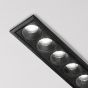 Χωνευτό Φωτιστικό LIKA FI SLIM 10W 3000K Μαύρο Ideal Lux 305813