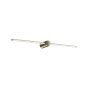 Απλίκα ESSENCE AP ROUND D075 LUCE A 45° Ορείχαλκος 3000K Ideal Lux 327792