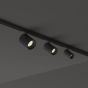 Γραμμικό Σύστημα Φωτισμού DEVA SPOT 2,5W 4000K Μαύρο Ideal Lux 370170