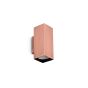 Απλίκα LOOK AP2 SQUARE D60 H150 Ορείχαλκος Ideal Lux 370293