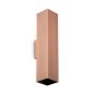 Απλίκα LOOK AP2 SQUARE D60 H300 BRUNITO Ideal Lux 370392