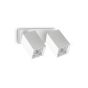 Απλίκα DYNAMITE AP2 SQUARE Μαύρο Ideal Lux 371238