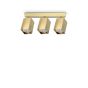 Φωτιστικό Οροφής DYNAMITE PL3 LINEAR SQUARE Ορείχαλκος Ideal Lux 371283