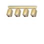 Φωτιστικό Οροφής DYNAMITE PL4 LINEAR SQUARE Μαύρο Ideal Lux 371368