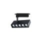 InLight Σποτ 20W μονοφασικής ράγας σε μαύρο χρώμα T1-05800-Black