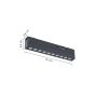 Φωτιστικό LED 20W 3CCT για Ultra-Thin μαγνητική ράγα σε λευκή απόχρωση D:45X2,6X4,8cm  TMU0160-WH