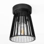ΦΩΤΙΣΤΙΚΟ ΟΡΟΦΗΣ ΠΛΑΣΤΙΚΟ 1ΧΕ27 MAX 10W 135x135x225mm IP44 ΜΑΥΡΗ ARTE ILLUMINA Eurolamp 145-20646