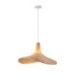 ΦΩΤΙΣΤΙΚΟ ΚΡΕΜΑΣΤΟ BAMBOO ΜΟΝΟΦΩΤΟ 1XE27 Max 15W Φ520X1500mm ΜΠΕΖ ARTE ILLUMINA VISOR Eurolamp 144-33092