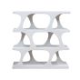ΡΑΦΙΕΡΑ MDF ΛΕΥΚΗ 120x34x121cm Eurolamp 810-00280
