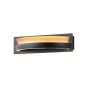 ΑΠΛΙΚΑ ΤΟΙΧΟΥ LED 10W 300Lm 3000K 300X120mm ΜΑΥΡΟ-ΧΡΥΣΟ ARTE ILLUMINA SERENITY Eurolamp 144-18170