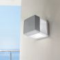 FUMAGALLI ELISA WALL ΑΠΛΙΚΑ ΤΟΙΧΟΥ 1XGX53 LED 3W 3CCT(3000K-4000K-6500) 165X126mm ΓΚΡΙ Eurolamp 145-26217