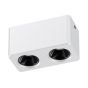 ΣΠΟΤ ΕΞΩΤΕΡΙΚΑ ΑΛΟΥΜΙΝΙΟΥ 2x7W 3CCT 75X150X79 ΛΕΥΚΟ Eurolamp 147-52659