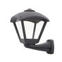 FUMAGALLI NARDO DARIO ΑΠΛΙΚΑ ΤΟΙΧΟΥ 1ΧΕ27 LED 6,5W 2700K 240x240mm ΜΑΥΡΗ ΔΙΑΦΑΝΗ Eurolamp 145-26093