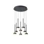 ΦΩΤΙΣΤΙΚΟ ΚΡΕΜΑΣΤΟ 55W 3300Lm 3000K Φ50XH180 ΜΑΥΡΟ ARTE ILLUMINA ISOLA Eurolamp 144-18155