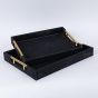 S/2 ΔΙΣΚΟI PU ΜΑΥΡΟΙ 40x30x5cm / 34x24x4.5cm Eurolamp 752-16106