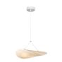 ΦΩΤΙΣΤΙΚΟ ΚΡΕΜΑΣΤΟ TYVEK ΜΟΝΟΦΩΤΟ LED 9W 405Lm 3000K Φ400mm ΛΕΥΚΟ ARTE ILLUMINA NEFI Eurolamp 144-24150