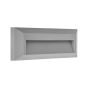 ΑΠΛΙΚΑ ΤΟΙΧΟΥ LED SLIM 2W IP65 220-240V 3CCT 230X80X27mm  PRO ΓΚΡΙ ARTE ILLUMINA Eurolamp 145-52082