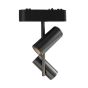 ΣΠΟΤ ΜΑΥΡΟ ΜΑΓΝΗΤΙΚΗΣ ΡΑΓΑΣ ULTRA SLIM 2x8W 3CCT ΜΕ TRIAC Eurolamp 145-59513